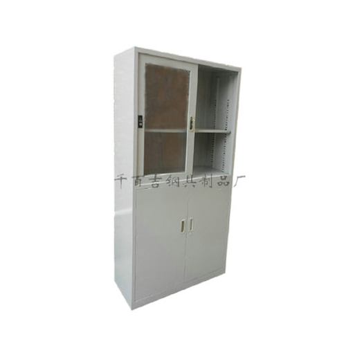 上移玻下對(duì)開(kāi)鐵制文件柜 J-006A-2