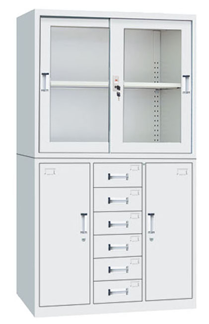 J-002中二斗寬移門柜